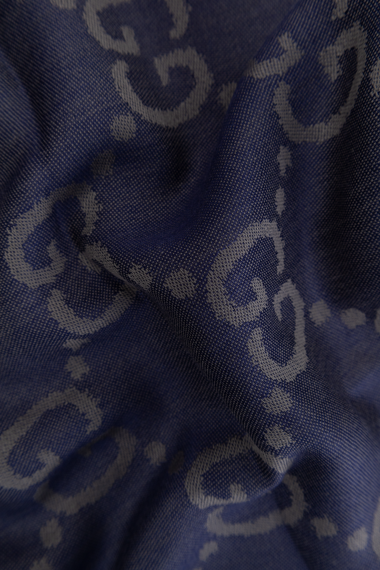 Gucci Scarf with ‘GG’ pattern Grey GG Jacquard Pattern Knitted Scarf | GUCCI® TR